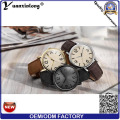 Yxl-740 Black Mens Watches Guangzhou Wrist Watch Mens Brown Leather Watch